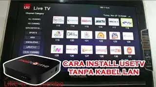 Cara Setting Pemasangan USEE TV Tanpa Kabel LAN - Step By Step