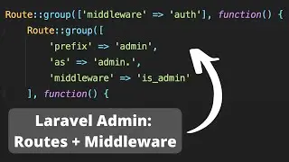 Laravel Checklister. Part 2/29: Admin Role, Menus and Middleware