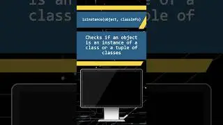 Unlocking Python's isinstance() Function #pythonic #coding #phython #pythonprogramming #css #python