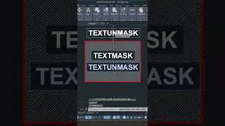 Add or Remove Text Mask (Background Mask) | AutoCAD Tutorial #shorts #autocad