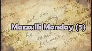 Marzulli Monday 5: Dear Diary