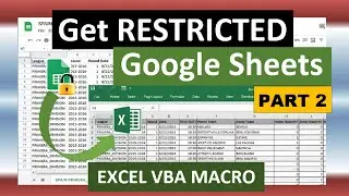 Import RESTRICTED data from Google Sheets Part 2/2