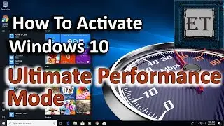How to Enable Ultimate Performance Mode In Windows 10 (Enhance Gaming)