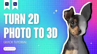 HOW TO TURN 2D PHOTO TO 3D IN AFTER EFFECTS. NO-PLUGINS