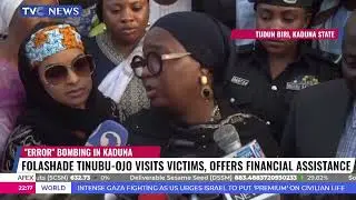 Kaduna Error Bombing | Folashade Tinubu-Ojo Visits Victims, Offers Financial Assistance
