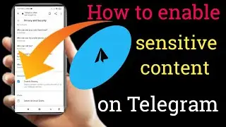 How to enable sensitive content on Telegram Android 2022 || Telegram Settings