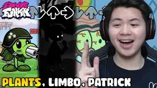 GATLING PEA PUNYA RAMBUT! LIMBO ADA DI FNF..?! PATRICK VERSI GILA!! | Friday Night Funkin