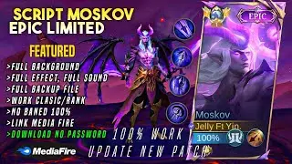 UPDATED Script Skin Moskov Epic Twilight Dragon No Password | Full Effect & Voice - New Patch ML