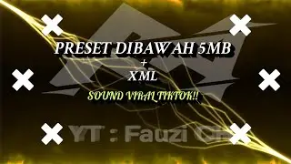PRESET ALIGHT MOTION 🤡 || DIBAWAH 5MB ☠️ || GRATATATATA viral tiktok