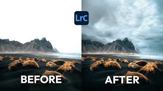 How to Make DRAMATIC SKY in Lightroom 2022 — (new ligthroom masks)