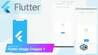 Flutter Image Cropper 1 by Sample Code | Flutter Tutorial | Flutter 2023 | Crop Image | Pic Image