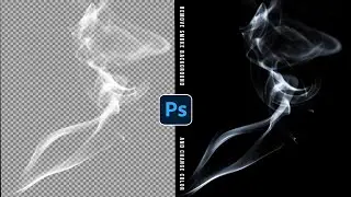 How to Create Transparent Smoke Photoshop | Remove Smoke Background | Adobe Photoshop CC 2024