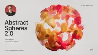 Abstract Spheres in C4D - Cinema 4D Tutorial (Free Project)