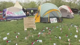 Protest at Schenley Plaza near University of Pittsburgh campus enters 3rd day