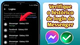 Como verificar o histórico de login no Messenger (2024) |