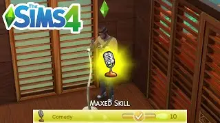 How To Max Comedy Skill Cheat (Level Up Skills Cheats) - The Sims 4