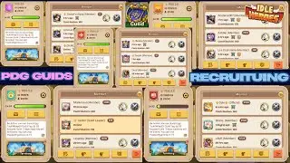 PDG Guilds Recruiting Idle Heroes