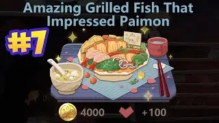 #7 Amazing Grilled Fish That Impressed Paimon _ Shiki Taishou Grilled Fish Web Event Genshin Impact