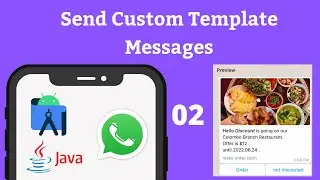 Send Custom Message Templates from Android - 02 | Convert JSON to Model Class and  | Android Studio