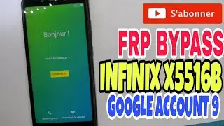 infinix smart 3 x5516b frp bypass google account android 9.0