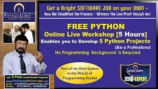 FREE Python Workshop[5-Hours]- LIVE PROOF for True Job-Oriented Training! Enroll link in Description
