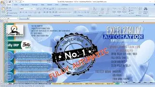 EXCEL TO TALLY - AUTOMATION