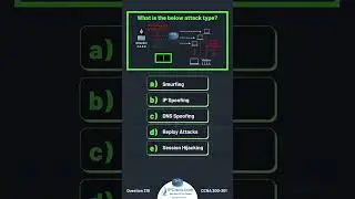 Cisco CCNA Questions!✨✨ | Updated CCNA 200-301 v1.1 | IPCisco.com #ccna #networksecurity