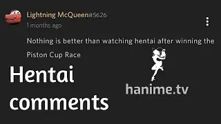 Reading hentai comments