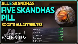 All 5 Skandhas Locations - The Five Skandhas Pill Black Myth Wukong