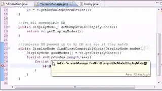 Java Game Development | Chapter 15.   Finding Compatible Modes ‏