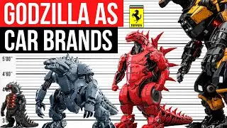 Godzilla as Car Brands