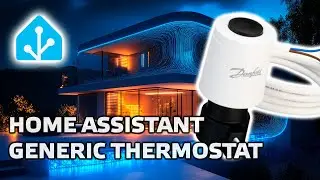 Автоматизация отопления в умном доме, электрическая термоголовка, mihome, Home Assistant, Термостат