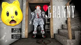 Granny but MAX MODDED PENNYWISE CLOWN