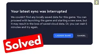 Fix your latest sync was interrupted ea fifa 23 | we couldnt find any locally saved data