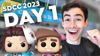 SDCC 2023 Funko Pop Hunting Day 1!