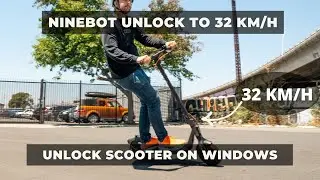 Ninbot Unlock to 32 km/h guidence on Windows (Ninebot F2 Plus / Max G30)