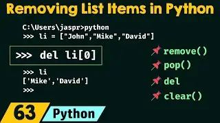 Removing List Items in Python