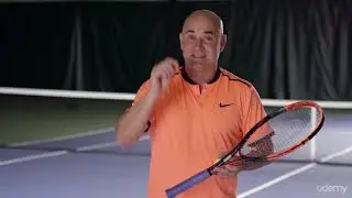 Tennis auf höchstem Niveau: Lernen Sie von Andre Agassi : Verbergen des Aufschlags