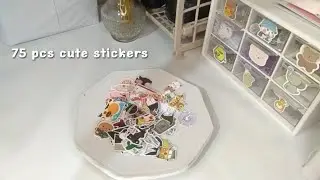 Packing an order (sticker aesthetic cute)