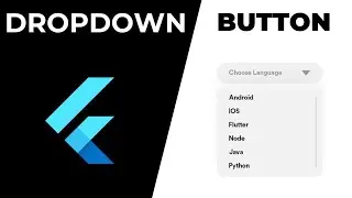 ✨Dropdown menu in Flutter | Dropdown menu Widgets | Flutter Widgets 