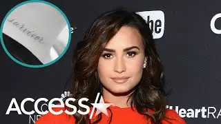 Demi Lovato Shows Off Powerful Survivor Tattoo 17 Months After Overdose