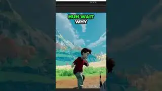Kid tests my open world game in 