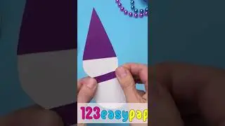 easy paper snowman 