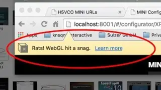 How to fix Rats!WebGL hit a snag error in Google chrome