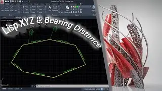 AutoCAD XYZ and Bearing Distance Lisp