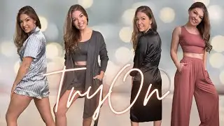Trying on Luxury Sleepwear from Ekouaer: Satin Pajamas, Silk Robes & Lounge Sets!