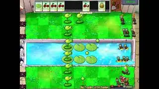 Plants Vs. Zombies: Big Trouble Little Zombie Mini Game Without Using The First Three Columns