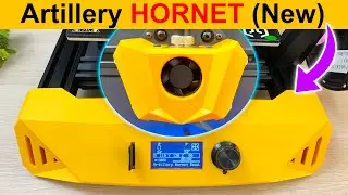 Artillery HORNET 3D Printer - Quick Unboxing, Assembly and First Prints