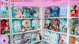 My Disney The Little Mermaid Loungefly Mini Backpack Collection Disney Princess Villain Haul Vlog