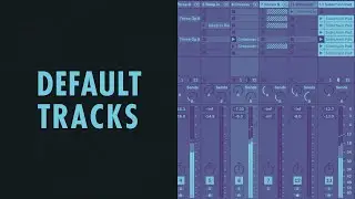 Domyślne tracki w Ableton Live